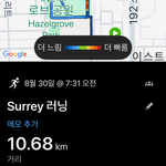 25km 장거리 런 다음 날