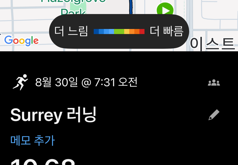 25km 장거리 런 다음 날